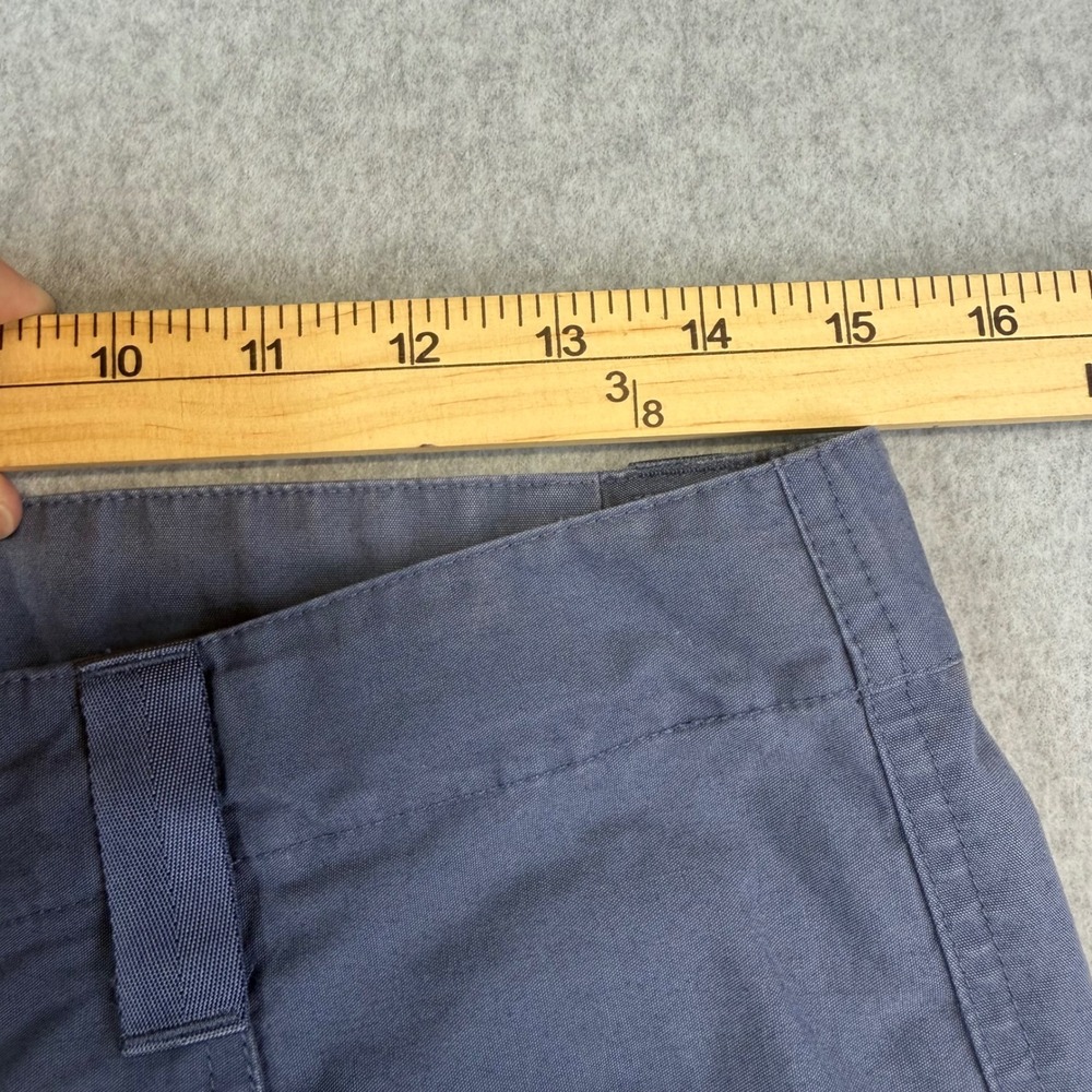 Patagonia Happy Hike Studio Pants Blue Gray Organic Cotton Blend Size 8 83086 - Picture 4 of 10